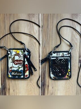 Sakroots Artist Circle Crossbody Wallet Boho Print Mini Bag